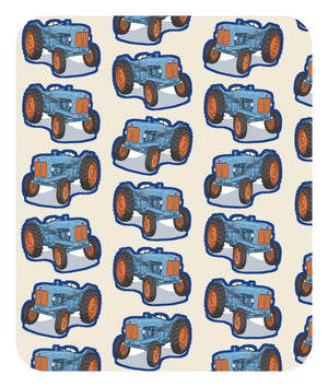 Furrow & Fields Baby Bodysuit Baby Fordson Major Tractor Bodysuit – Cream Pattern Quality Farmers Merch