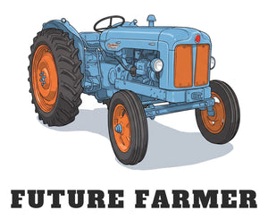 Furrow & Fields Baby Bodysuit Baby Fordson Major Tractor Bodysuit – Future Farmer Quality Farmers Merch