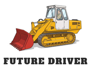 Furrow & Fields Baby Bodysuit Baby JCB 112 Digger Bodysuit – Future Driver Quality Farmers Merch