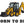 Furrow & Fields Baby Bodysuit Baby JCB 1CX Digger Bodysuit – Born to Dig Quality Farmers Merch