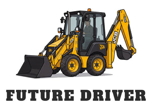Furrow & Fields Baby Bodysuit Baby JCB 1CX Digger Bodysuit – Future Driver Quality Farmers Merch