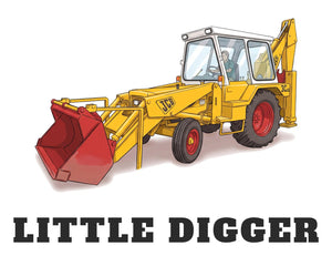 Furrow & Fields Baby Bodysuit Baby JCB 3C II Digger Bodysuit – Little Digger Quality Farmers Merch