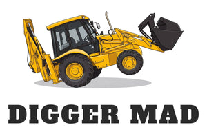 Furrow & Fields Baby Bodysuit Baby JCB 3CX Sitemaster SRS Digger Bodysuit – Digger Mad Quality Farmers Merch