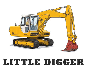 Furrow & Fields Baby Bodysuit Baby JCB 804 Digger Bodysuit – Little Digger Quality Farmers Merch