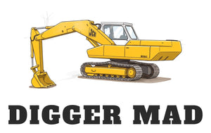 Furrow & Fields Baby Bodysuit Baby JCB 806 Digger Bodysuit – Digger Mad Quality Farmers Merch