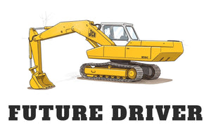 Furrow & Fields Baby Bodysuit Baby JCB 806 Digger Bodysuit – Future Driver Quality Farmers Merch