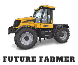 Furrow & Fields Baby Bodysuit Baby JCB Fastrac 3190 Tractor Bodysuit – Future Farmer Quality Farmers Merch
