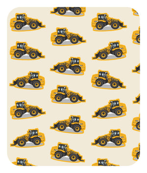 Furrow & Fields Baby Bodysuit Baby JCB TM420 Digger Bodysuit – Cream Pattern Quality Farmers Merch