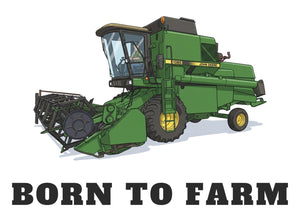 Furrow & Fields Baby Bodysuit Baby John Deere 1085 Combine Bodysuit – Born to Farm Quality Farmers Merch