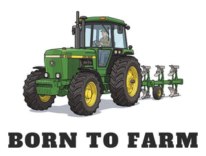 Furrow & Fields Baby Bodysuit Baby John Deere 4350 Tractor Bodysuit – Born to Farm Quality Farmers Merch