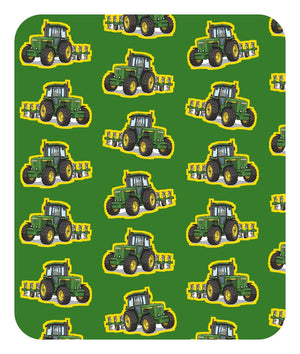 Furrow & Fields Baby Bodysuit Baby John Deere 4350 Tractor Bodysuit – Green Pattern Quality Farmers Merch