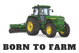 Furrow & Fields Baby Bodysuit Baby John Deere 4955 Tractor Bodysuit – Born to Farm Quality Farmers Merch