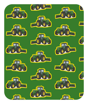 Furrow & Fields Baby Bodysuit Baby John Deere 4955 Tractor Bodysuit – Green Pattern Quality Farmers Merch