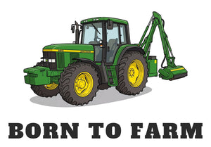 Furrow & Fields Baby Bodysuit Baby John Deere 6910 Tractor Bodysuit – Born to Farm Quality Farmers Merch
