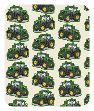 Furrow & Fields Baby Bodysuit Baby John Deere 6R 250 Tractor Bodysuit – Cream Pattern Quality Farmers Merch