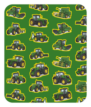 Furrow & Fields Baby Bodysuit Baby John Deere Tractors Bodysuit – Green Pattern Quality Farmers Merch