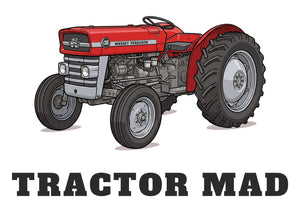 Furrow & Fields Baby Bodysuit Baby Massey Ferguson 135 Tractor Bodysuit – Tractor Mad Quality Farmers Merch