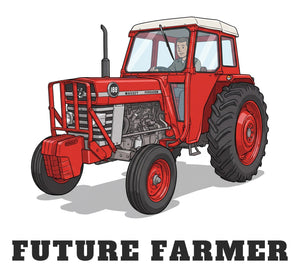 Furrow & Fields Baby Bodysuit Baby Massey Ferguson 188 Tractor Bodysuit – Future Farmer Quality Farmers Merch
