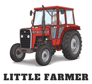 Furrow & Fields Baby Bodysuit Baby Massey Ferguson 240 Tractor Bodysuit – Little Farmer Quality Farmers Merch