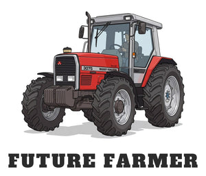 Furrow & Fields Baby Bodysuit Baby Massey Ferguson 3075 Tractor Bodysuit – Future Farmer Quality Farmers Merch