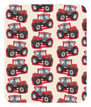 Furrow & Fields Baby Bodysuit Baby Massey Ferguson 3090 Tractor Bodysuit – Cream Pattern Quality Farmers Merch