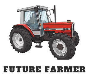 Furrow & Fields Baby Bodysuit Baby Massey Ferguson 3090 Tractor Bodysuit – Future Farmer Quality Farmers Merch