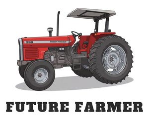Furrow & Fields Baby Bodysuit Baby Massey Ferguson 399 Tractor Bodysuit – Future Farmer Quality Farmers Merch