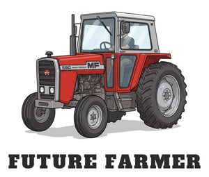 Furrow & Fields Baby Bodysuit Baby Massey Ferguson 590 Tractor Bodysuit – Future Farmer Quality Farmers Merch