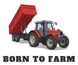 Furrow & Fields Baby Bodysuit Baby Massey Ferguson 6180 Tractor Bodysuit – Born to Farm Quality Farmers Merch