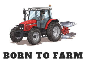 Furrow & Fields Baby Bodysuit Baby Massey Ferguson 6255 Tractor Bodysuit – Born to Farm Quality Farmers Merch