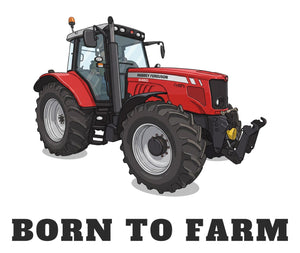 Furrow & Fields Baby Bodysuit Baby Massey Ferguson 6480 Tractor Bodysuit – Born to Farm Quality Farmers Merch