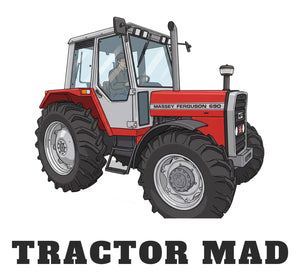 Furrow & Fields Baby Bodysuit Baby Massey Ferguson 690 Tractor Bodysuit – Tractor Mad Quality Farmers Merch