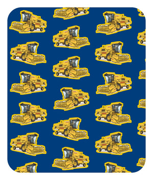 Furrow & Fields Baby Bodysuit Baby New Holland 8070 Combine Bodysuit – Blue Pattern Quality Farmers Merch