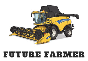Furrow & Fields Baby Bodysuit Baby New Holland CR 9090 Combine Bodysuit – Future Farmer Quality Farmers Merch