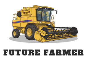 Furrow & Fields Baby Bodysuit Baby New Holland TR 89 Combine Bodysuit – Future Farmer Quality Farmers Merch