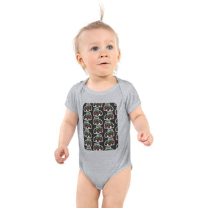 Furrow & Fields Baby Bodysuit Heather / 12 months Baby Fendt Favorit 611 Tractor Bodysuit – Charcoal Pattern Quality Farmers Merch