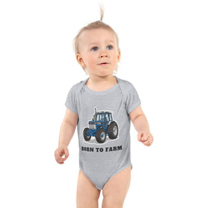Furrow & Fields Baby Bodysuit Heather / 12 months Baby Ford TW-15 Tractor Bodysuit – Born to Farm Quality Farmers Merch