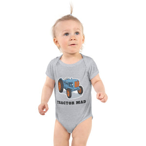 Furrow & Fields Baby Bodysuit Heather / 12 months Baby Fordson Major Tractor Bodysuit – Tractor Mad Quality Farmers Merch