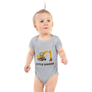 Furrow & Fields Baby Bodysuit Heather / 12 months Baby JCB 804 Digger Bodysuit – Little Digger Quality Farmers Merch