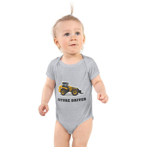 Furrow & Fields Baby Bodysuit Heather / 12 months Baby JCB TM420 Digger Bodysuit – Future Driver Quality Farmers Merch