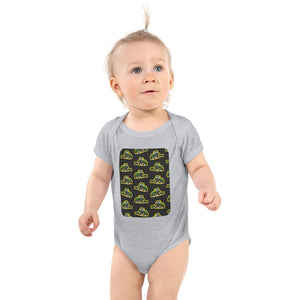Furrow & Fields Baby Bodysuit Heather / 12 months Baby John Deere 4955 Tractor Bodysuit – Charcoal Pattern Quality Farmers Merch