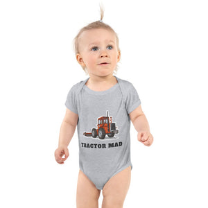 Furrow & Fields Baby Bodysuit Heather / 12 months Baby Massey Ferguson 1200 Tractor Bodysuit – Tractor Mad Quality Farmers Merch