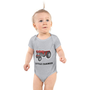 Furrow & Fields Baby Bodysuit Heather / 12 months Baby Massey Ferguson 165 Tractor Bodysuit – Little Farmer Quality Farmers Merch