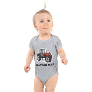 Furrow & Fields Baby Bodysuit Heather / 12 months Baby Massey Ferguson 3090 Tractor Bodysuit – Tractor Mad Quality Farmers Merch
