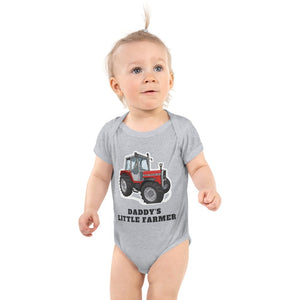 Furrow & Fields Baby Bodysuit Heather / 12 months Baby Massey Ferguson 690 Tractor Bodysuit – Daddy's Little Farmer Quality Farmers Merch