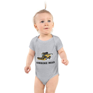 Furrow & Fields Baby Bodysuit Heather / 12 months Baby New Holland CR9.90 Combine Bodysuit – Combine Mad Quality Farmers Merch