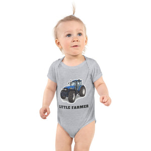Furrow & Fields Baby Bodysuit Heather / 12 months Baby New Holland TM 155 Tractor Bodysuit – Little Farmer Quality Farmers Merch