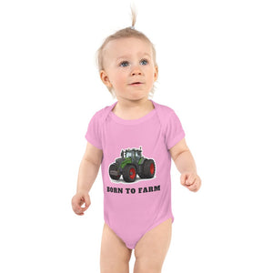 Furrow & Fields Baby Bodysuit Pink / 12 months Baby Fendt 1050 Vario Tractor Bodysuit – Born to Farm Quality Farmers Merch