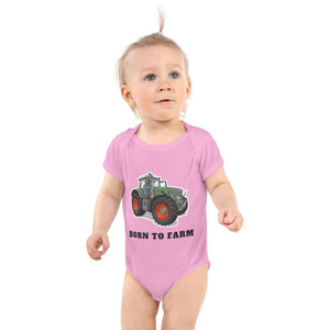 Furrow & Fields Baby Bodysuit Pink / 12 months Baby Fendt 939 Vario Tractor Bodysuit – Born to Farm Quality Farmers Merch