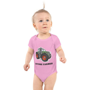 Furrow & Fields Baby Bodysuit Pink / 12 months Baby Fendt 939 Vario Tractor Bodysuit – Future Farmer Quality Farmers Merch
